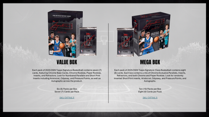 Topps NBA Signature Class Basketball 2025/26 - Hobby Box