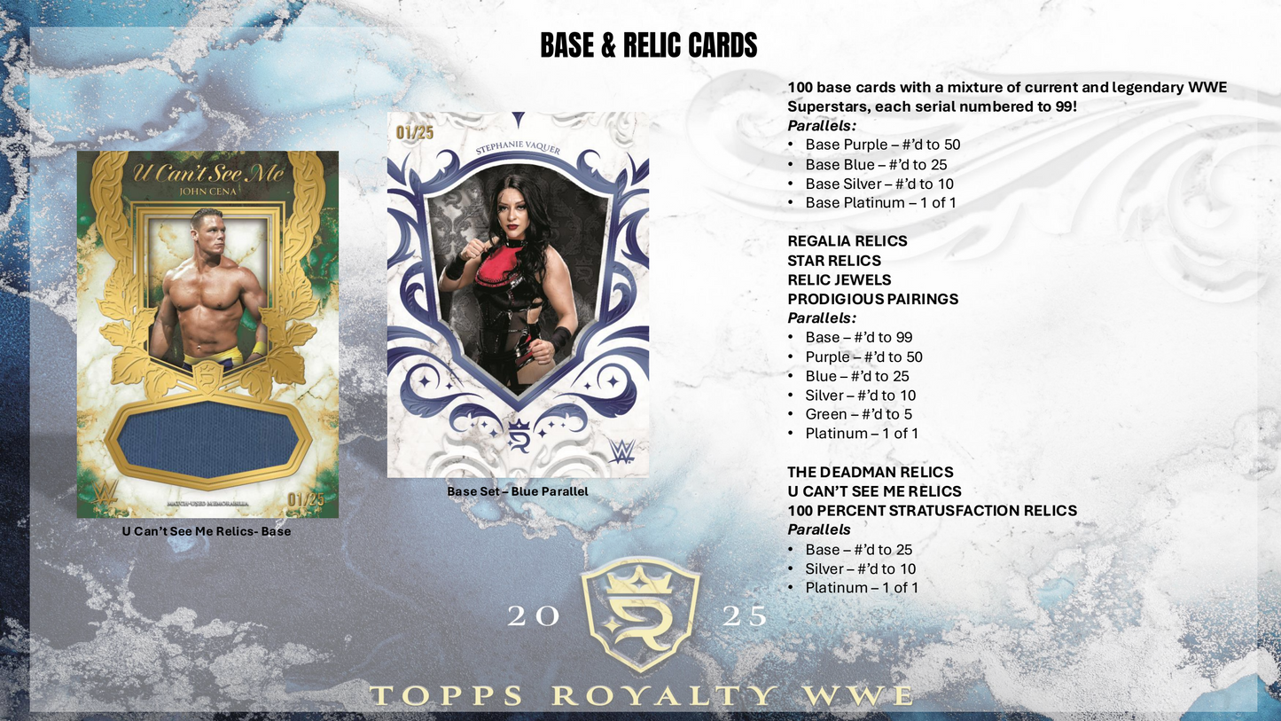 Topps Royalty WWE 2025 - Hobby Box