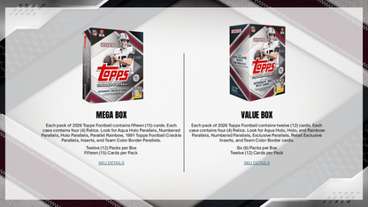 Topps NFL Football Flagship 2026 - Hobby Box