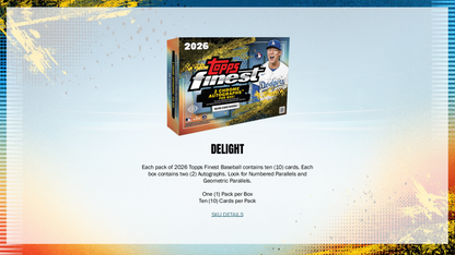 Topps Finest Baseball 2026 - Mega Box