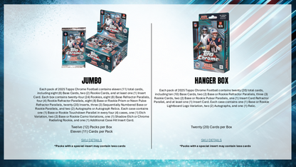 Topps Chrome NFL Football 2025 - Hobby Box
