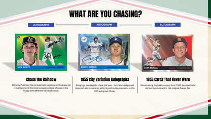 Topps Chrome Platinum Baseball 2025 - Hobby Box