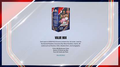 Topps Chrome MLS 2026 - Mania Hobby Box