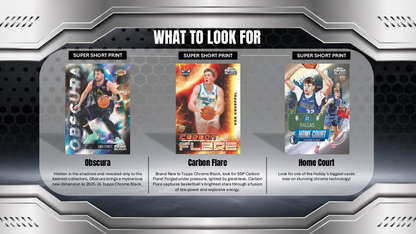Topps Chrome Black Basketball 2025/26 - Hobby Box