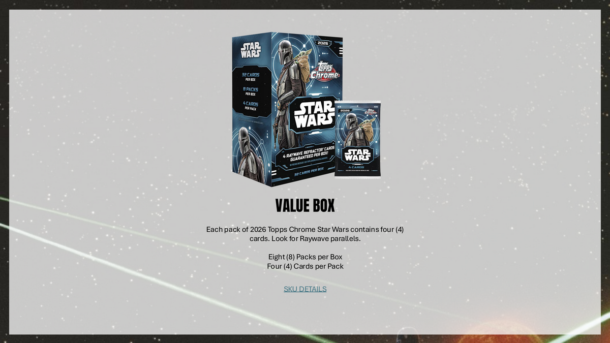 Topps Chrome Star Wars 2026 - Hobby Box