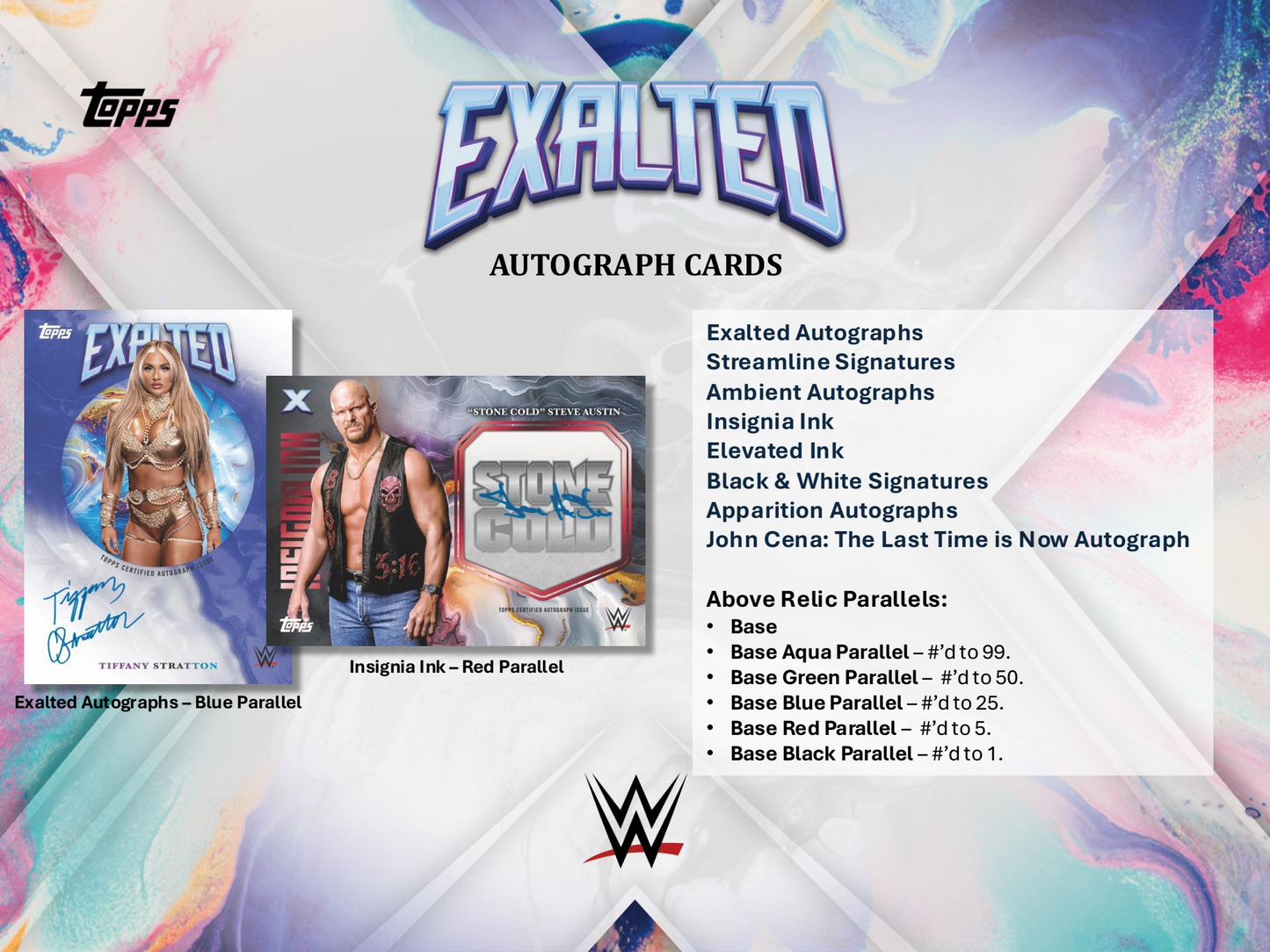 Topps Exalted WWE 2025 - Hobby Box
