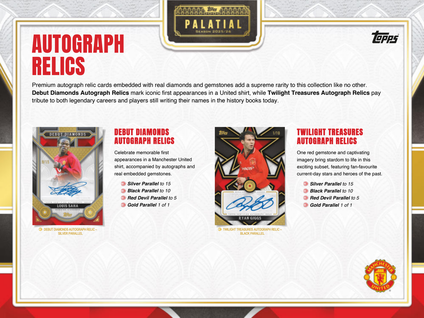 Topps Manchester United Palatial 2025/26