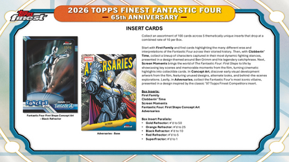 Topps Finest Fantastic Four 2026 - Hobby Box