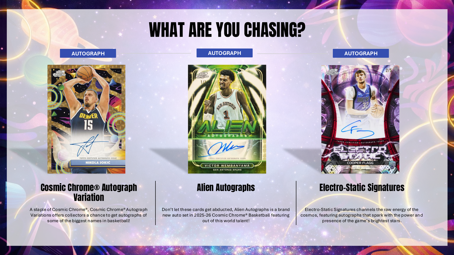 Topps Cosmic Chrome Basketball 2025/26 - Hobby Box