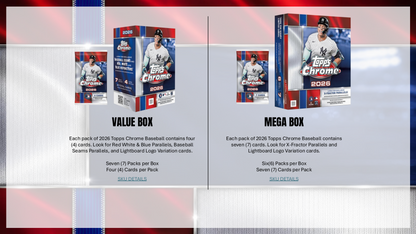 Topps Chrome Baseball 2026 - Jumbo Box