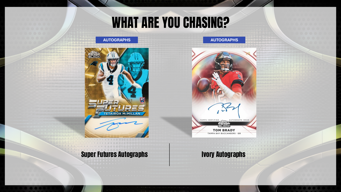 Topps Chrome Black Football 2025 - Hobby Box