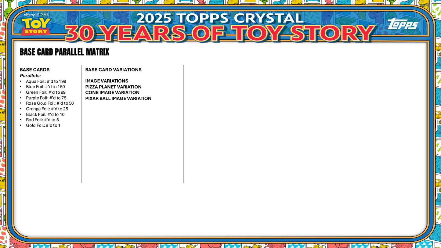 Topps 30 Years of Toy Story 2025 - Hobby Box