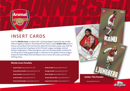 Topps Chrome Arsenal 2025/26 - Hobby Box