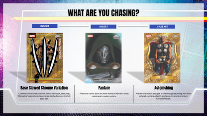 Topps Chrome Marvel Comics 2026 - Mega Box