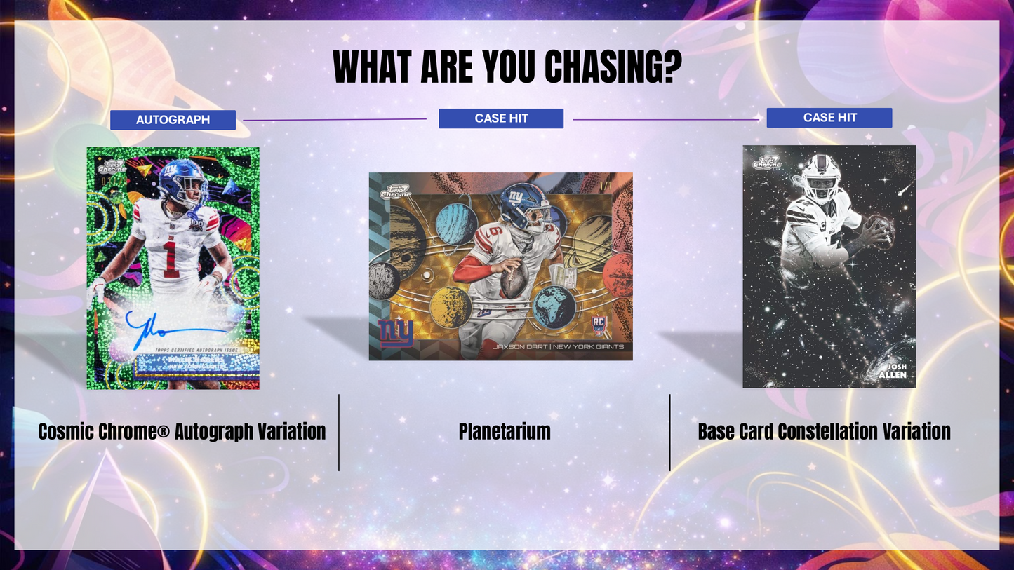 Topps Cosmic Chrome Football 2025 - Hobby Box