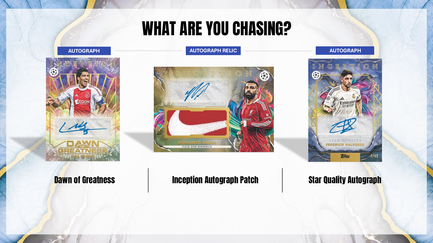 Topps Inception UEFA Club Competitions 2025/26 - Hobby Box