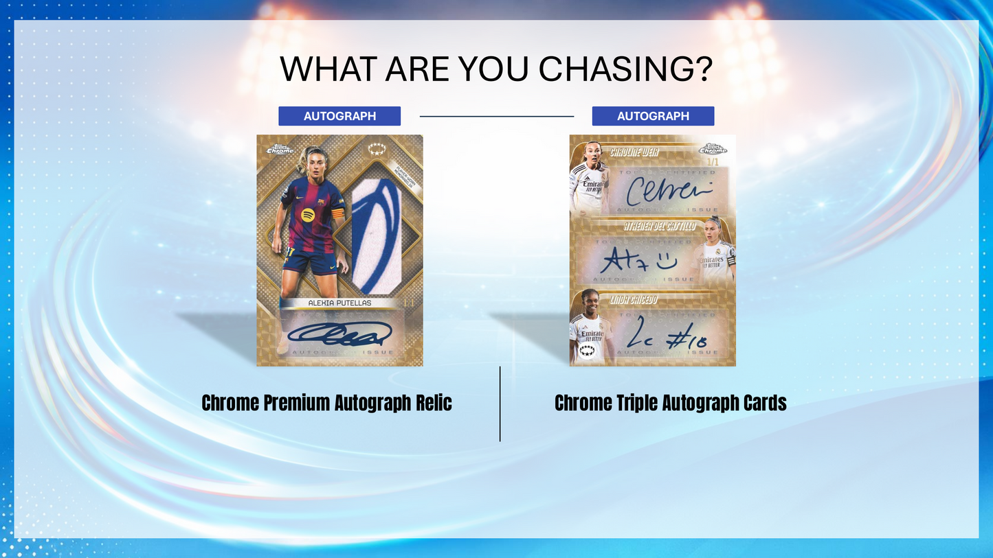 Topps Chrome UEFA Women's Champions League 2025/26 - Hobby Box