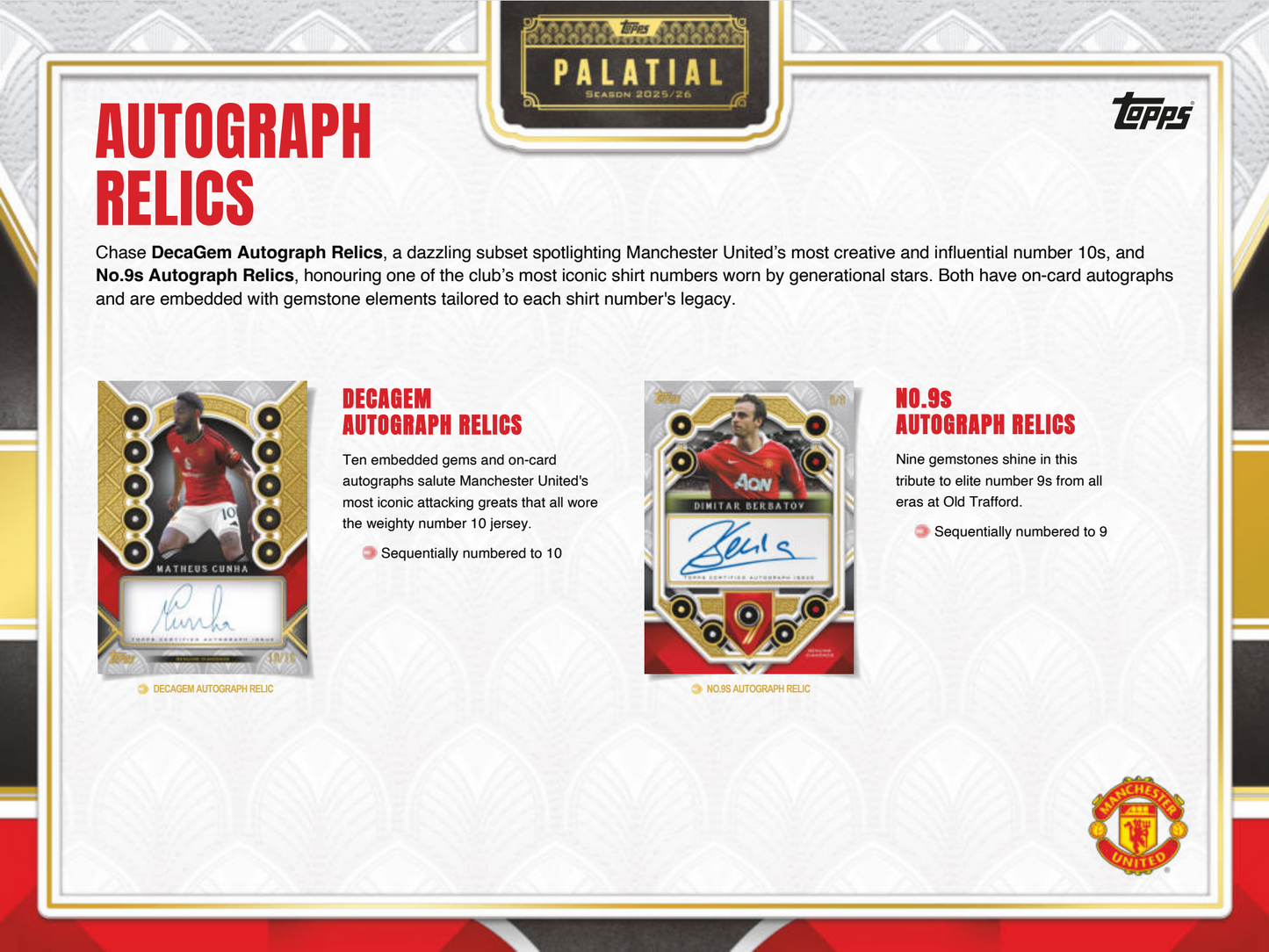 Topps Manchester United Palatial 2025/26