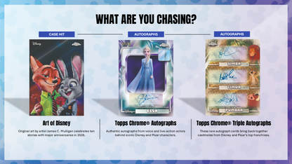 Topps Chrome Disney 2026 - Mega Box