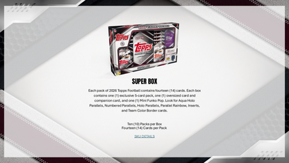 Topps NFL Football Flagship 2026 - Hanger Pack