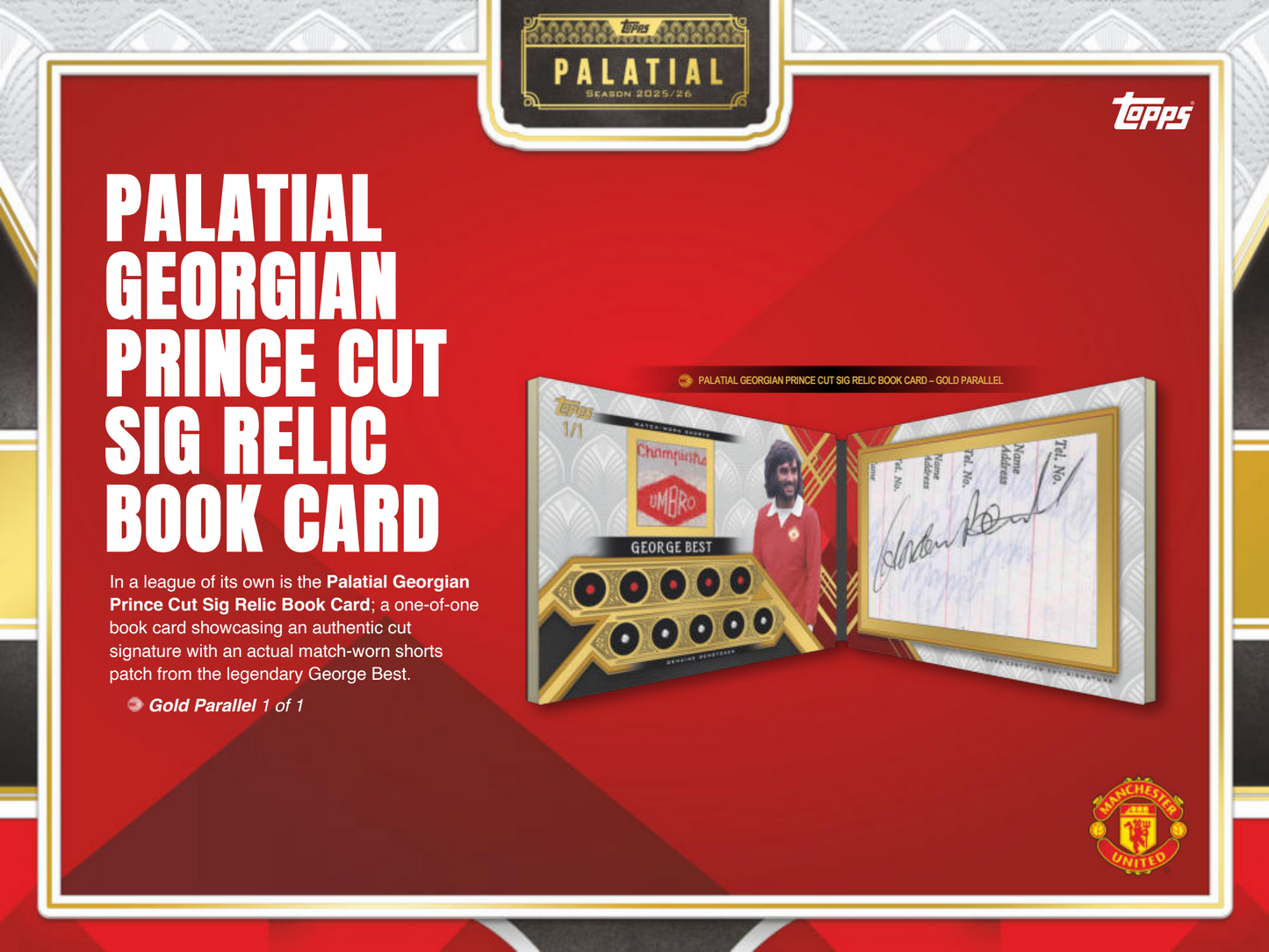 Topps Manchester United Palatial 2025/26