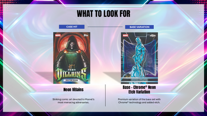 Topps Neon Marvel 2026 - Value Box