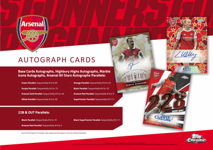 Topps Chrome Arsenal 2025/26 - Hobby Box