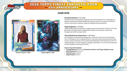 Topps Finest Fantastic Four 2026 - Hobby Box