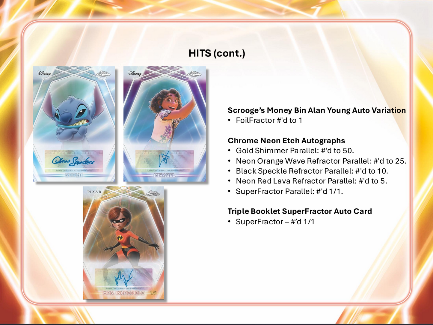 Topps Neon Disney 2026 - Mega Box