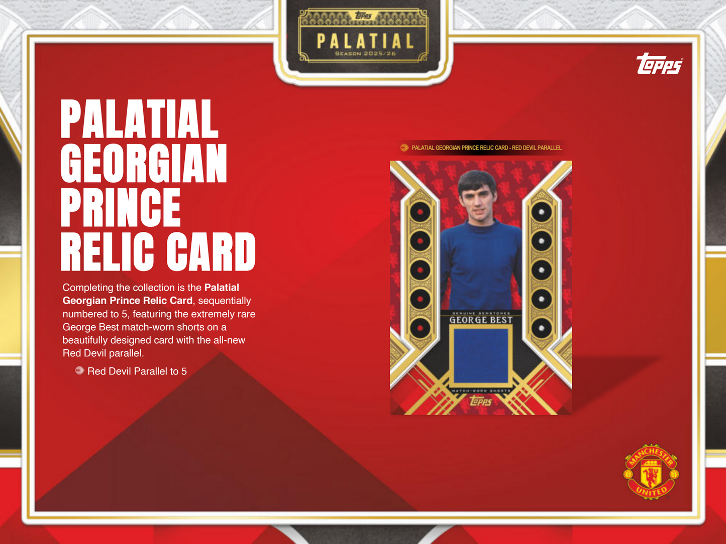 Topps Manchester United Palatial 2025/26