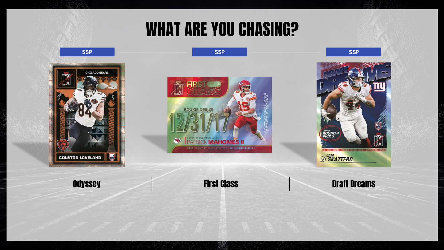Topps NFL Signature Class Football 2025 - Mega Box