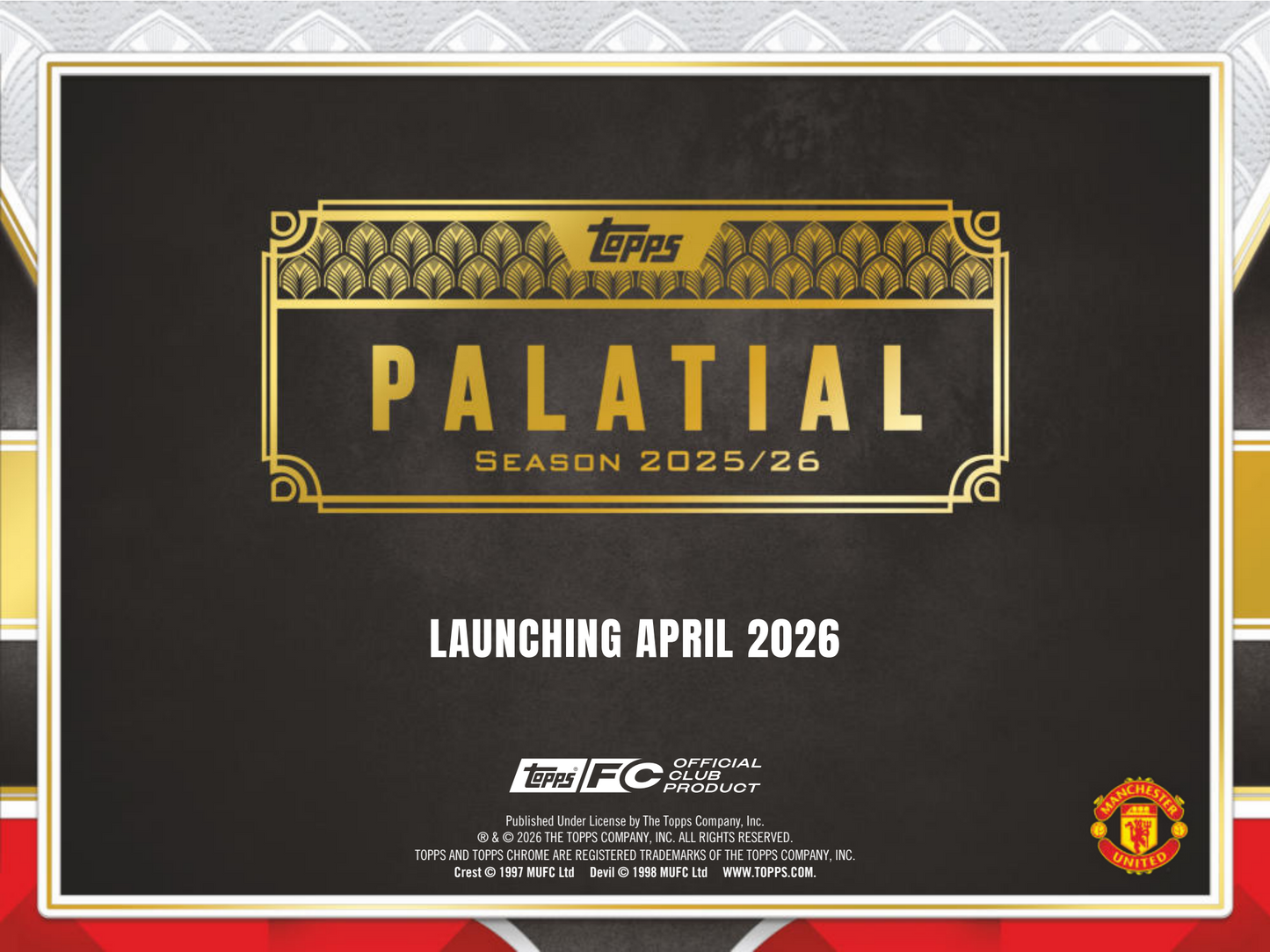 Topps Manchester United Palatial 2025/26