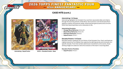 Topps Finest Fantastic Four 2026 - Hobby Box