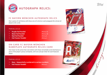 Topps FC Bayern Lineage 2025/26 - Hobby Box