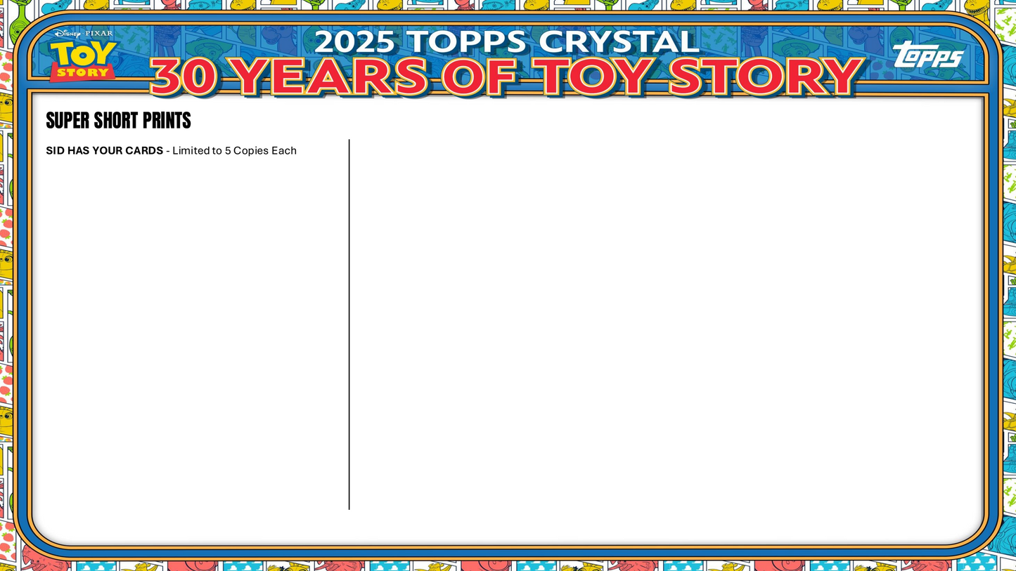 Topps 30 Years of Toy Story 2025 - Hobby Box